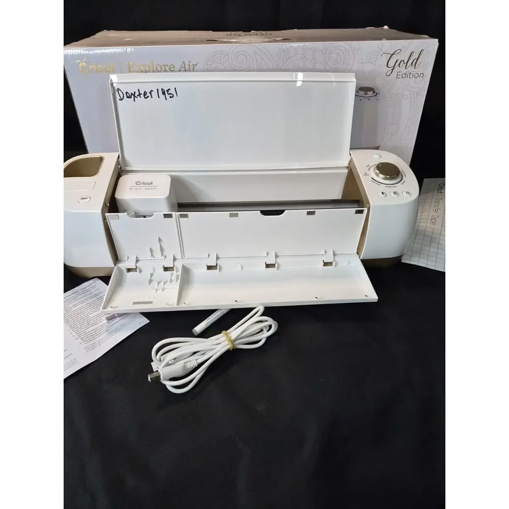 Gold Edition Cricut Explore Air Electronic Die Cutting Machine Sticker AMAZING.